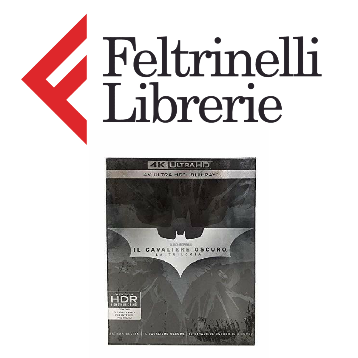 lo shop feltrinelli dove acquistare la trilogia di batman di christopher nolan - nerdface