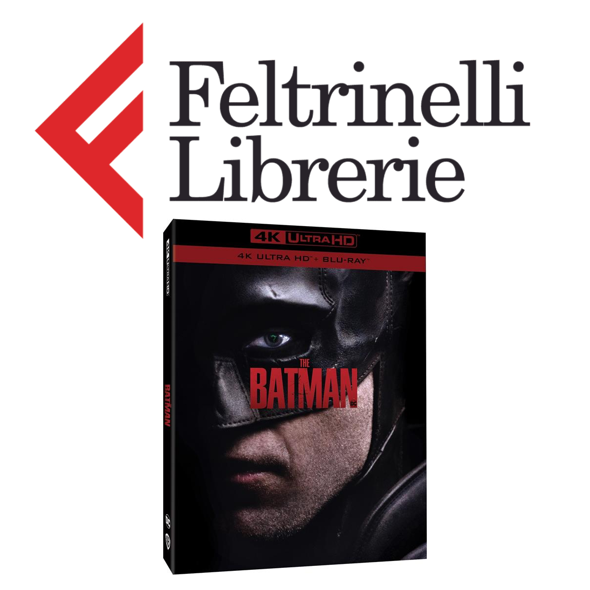 lo shop feltrinelli dove acquistare il blu-ray in 4k uhd di the batman con pattinson - nerdface