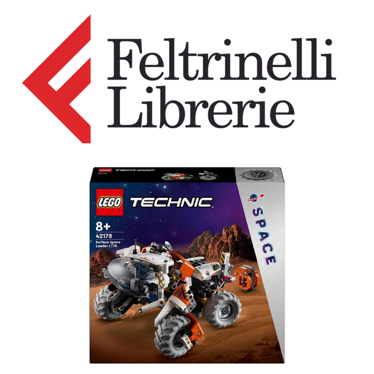 lo shop feltrinelli dove acquistare il lego space del rover - nerdface