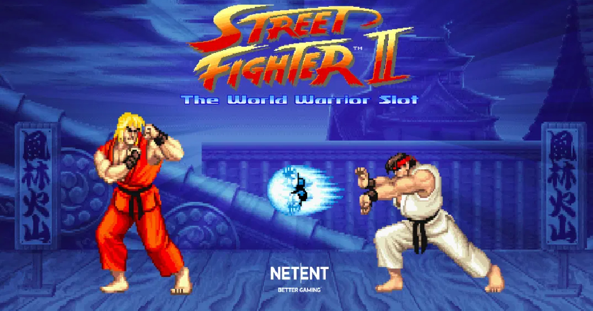 ryu e ken si affrontano nella schermata di una slot nerd online - nerdface
