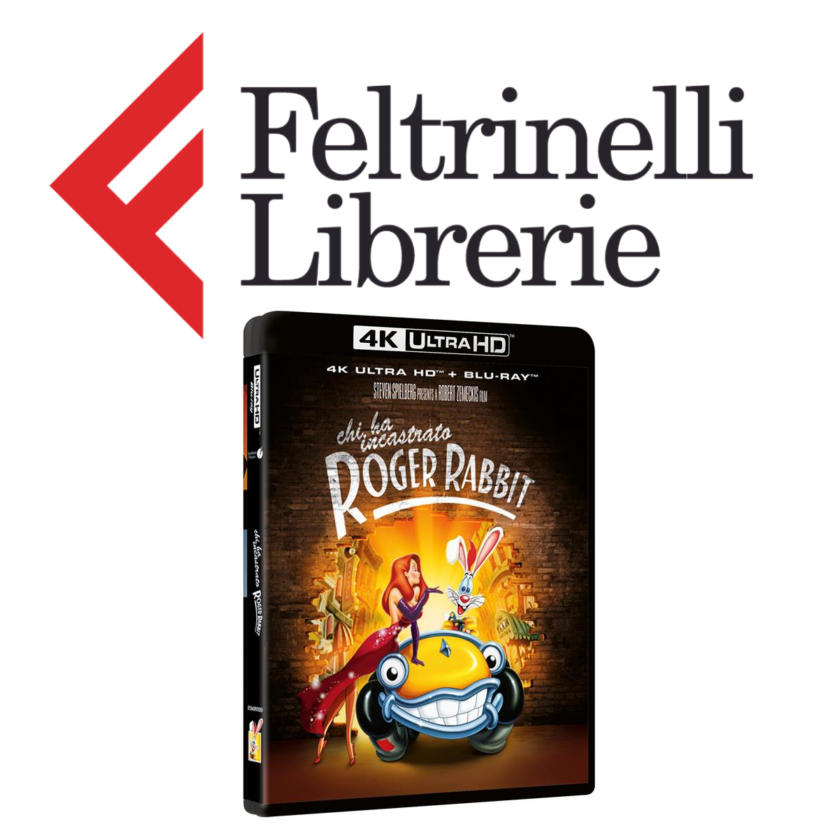 lo shop felòtrinelli dove acquistare il blu-ray 4k uhd di chi ha incastrato roger rabbit - nerdface