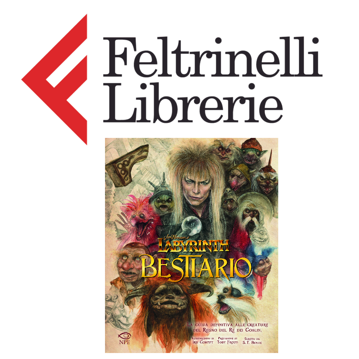lo shop feltrinelli dove acquistare il libro jim henson's labyrinth bestiario - nerdface