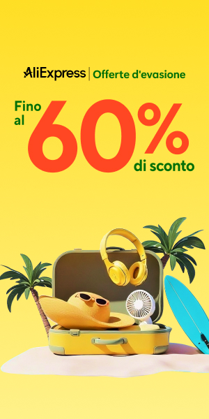 il banner della campagna offerte d'evasione di ali express - nerdface