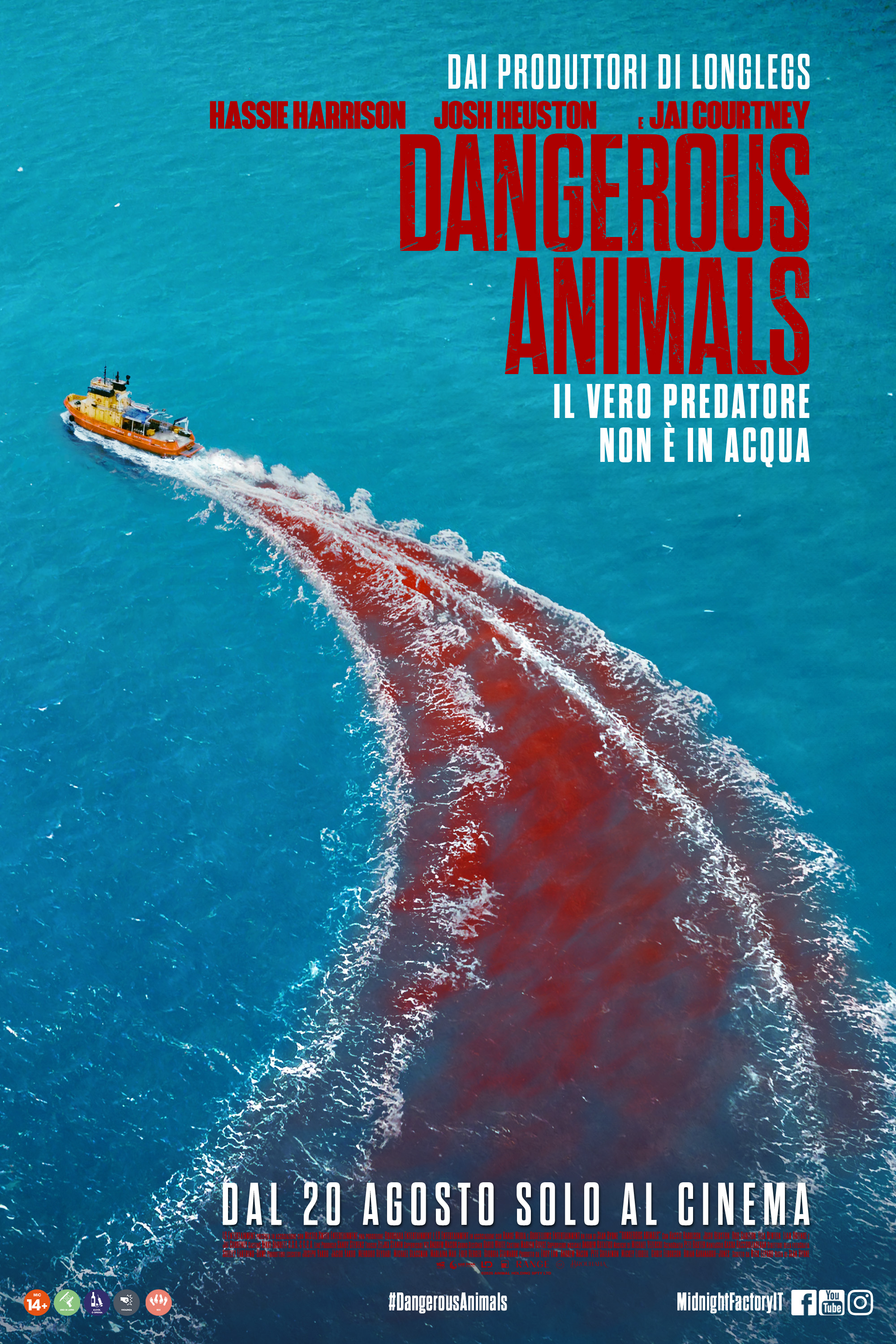il poster ufficiale di Dangerous Animals - Nerdface