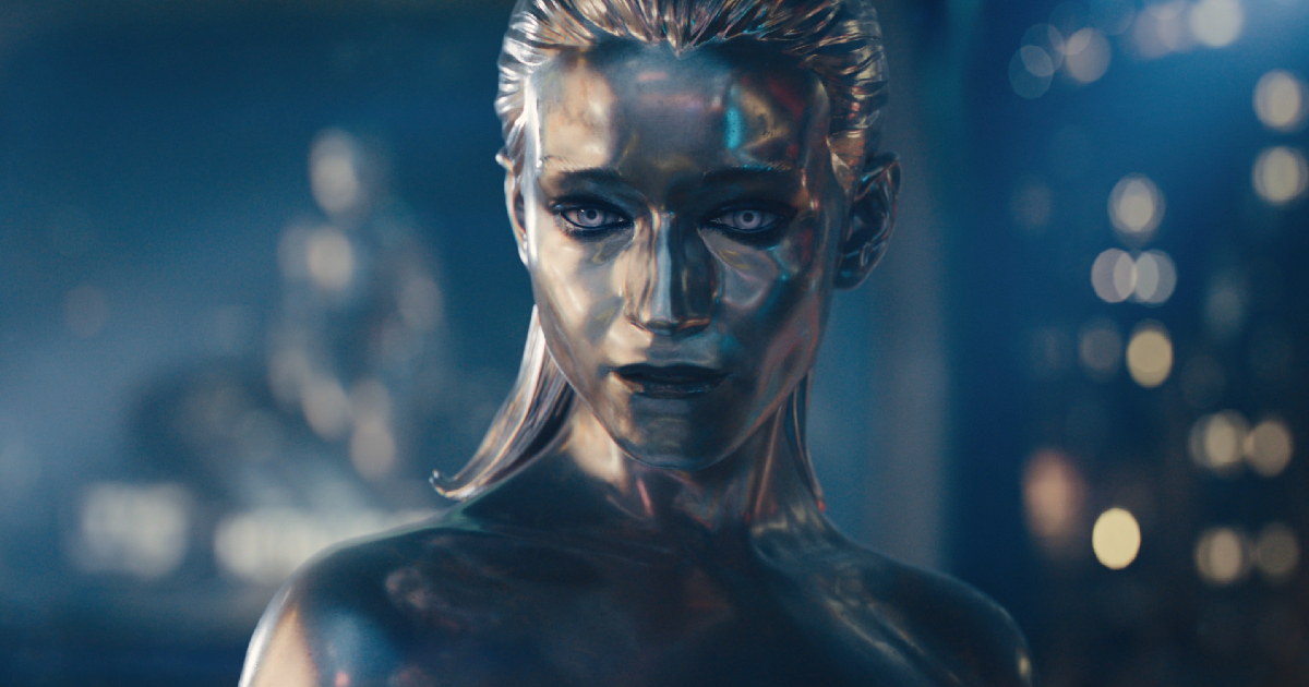 la silver surfer donna dei fantastici 4 - nerdface