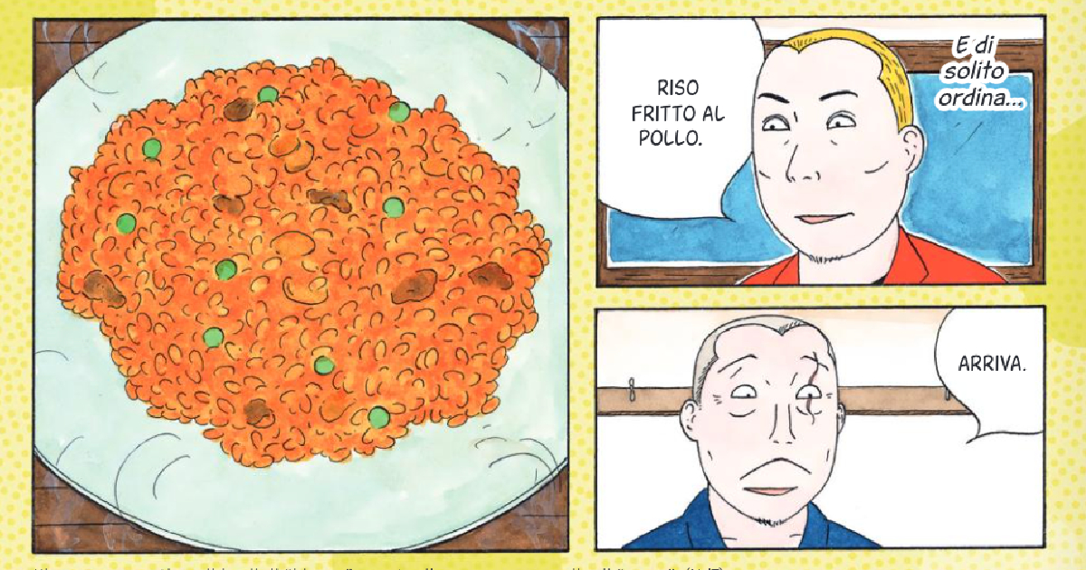 una pagina a colori del volume 11 de la taverna di mezzanotte - nerdface