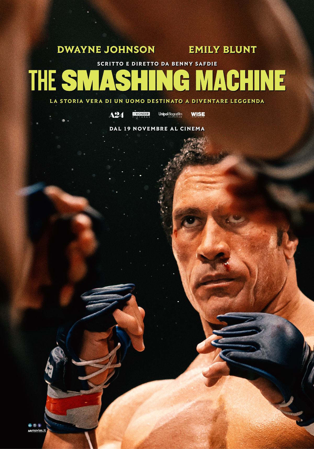 il poster di the smashing machine - nerdface