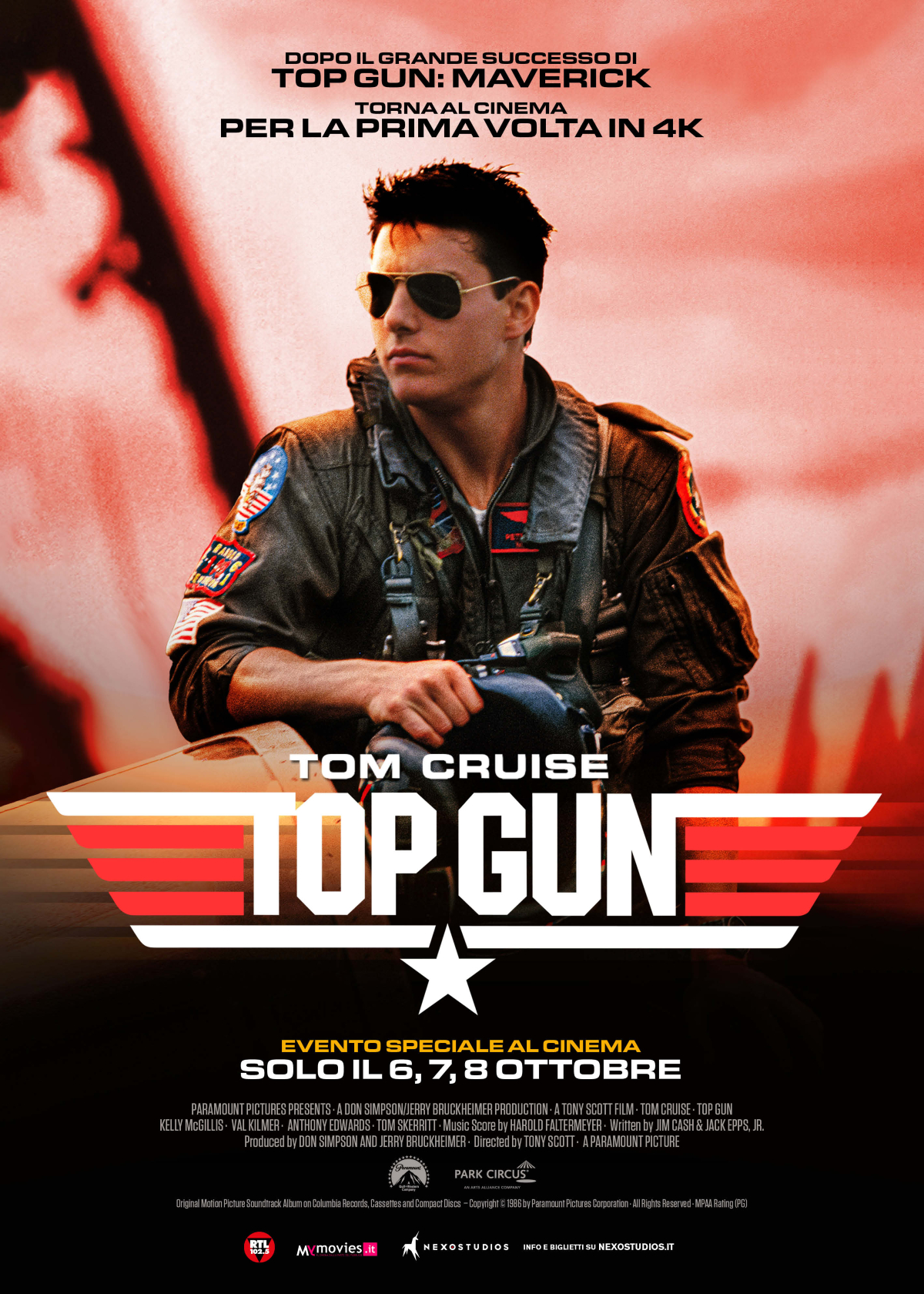 il poster per i 40 anni di top gun - nerdface