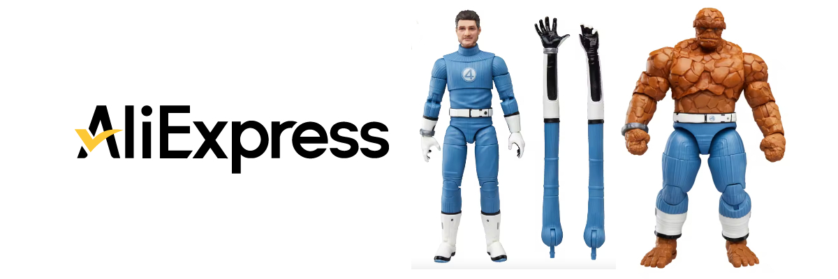 lo shop aliexpress dove acquistare le acxtion figure dei fantastici 4 - nerdface