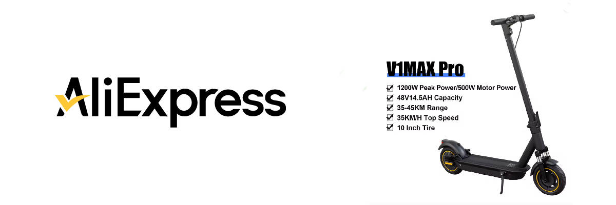 lo shop aliexpress dove acquistare il monopattino elettrico v1 1200 - nerdface