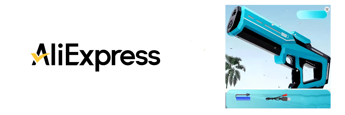lo shop aliexpress dove acquistare la pistola ad acqua elettrica - nerdface