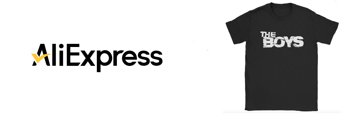 lo shop aliexpress dove acquistare la t-shirt di the boys - nerdface