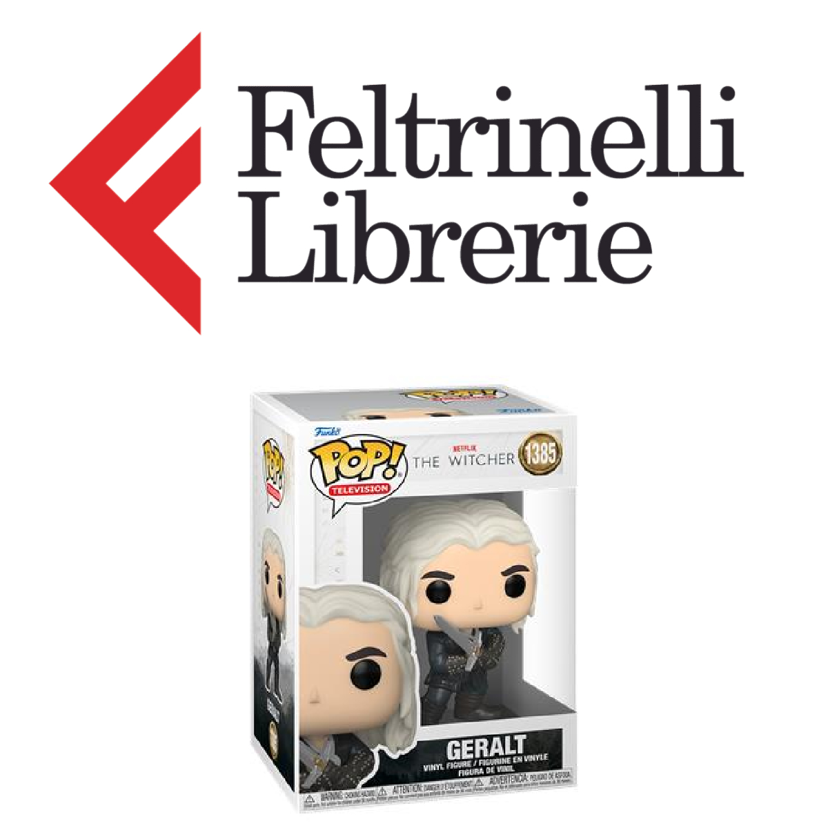 lo shop feltrinelli dove acquistare il funko di geralt di rivia di the witcher - nerdface