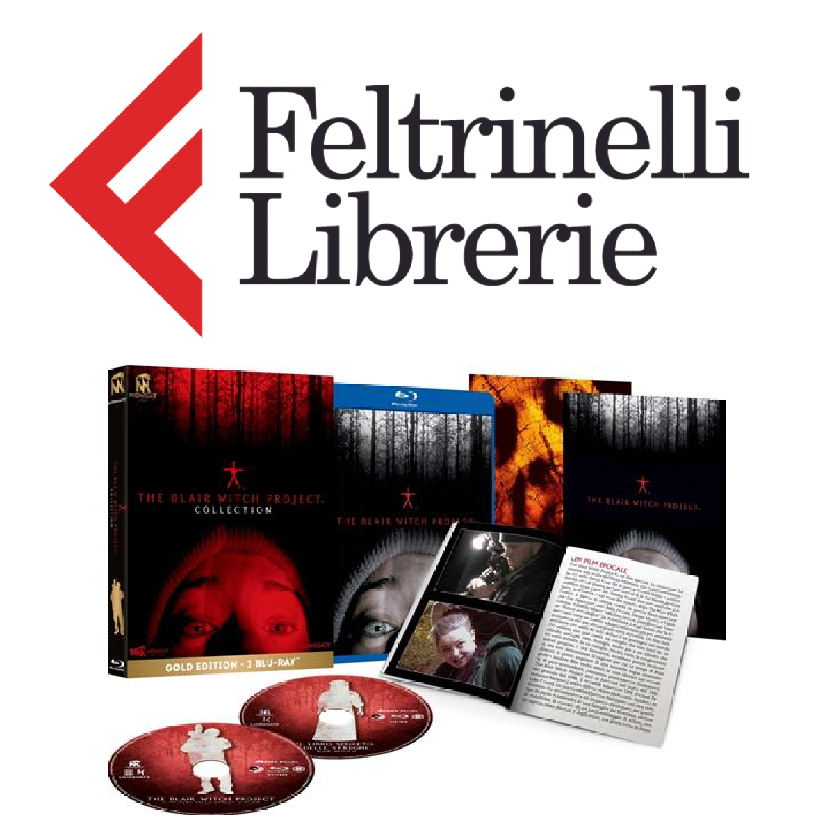 lo shop feltrinelli dove acquistare il box set in blu-ray di the blair witch project - nerdface