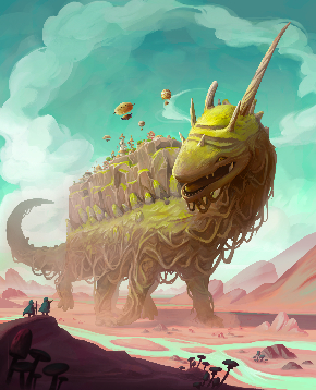 la cover ufficiale di the wandering village - nerdface