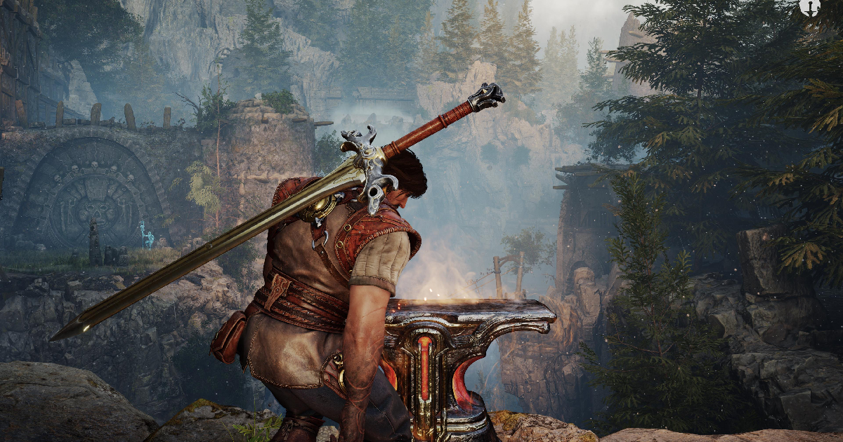 il protagonista di blades of fire è chino su un'incudine - nerdface