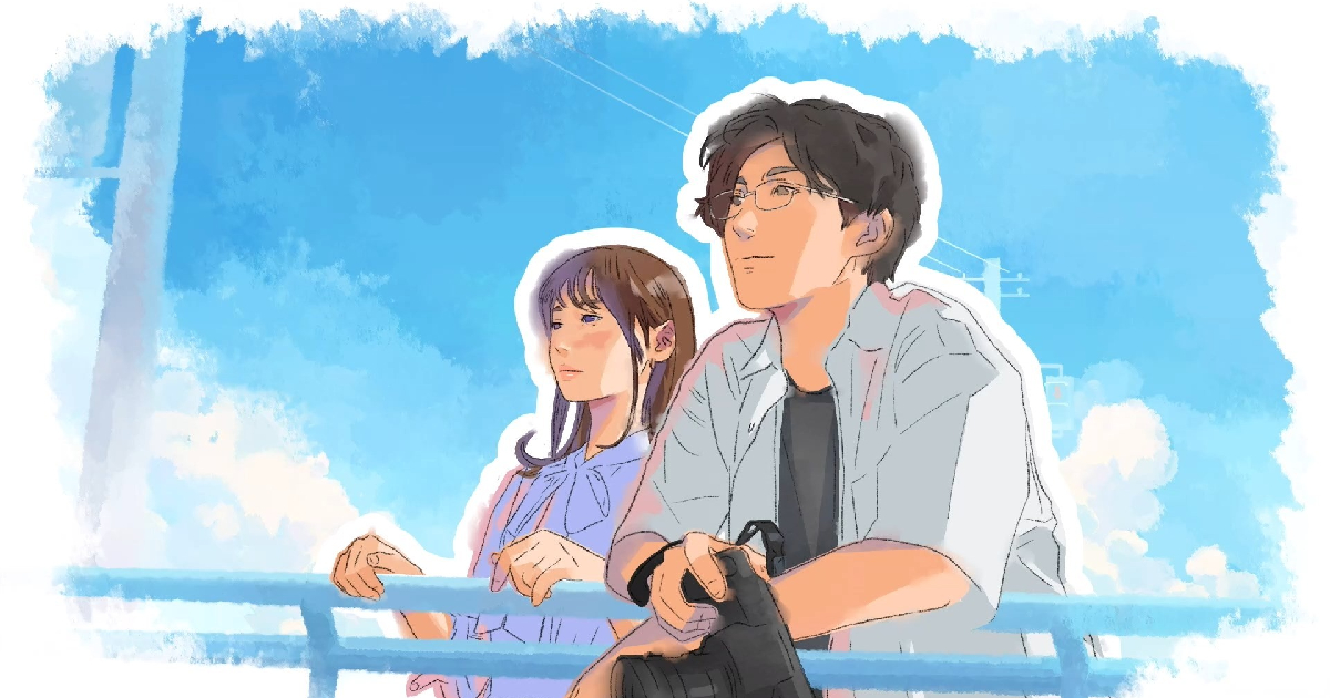 una ragazzo e una ragazza si affacciano da un balcone in dear me i was - nerdface