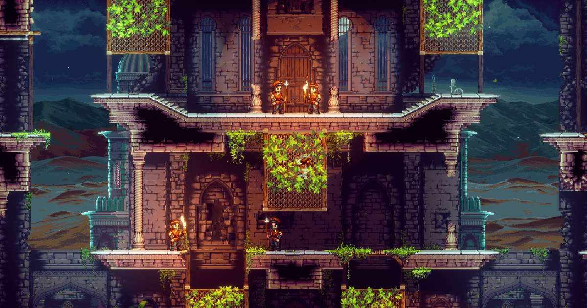 una scena di gioco di the siege and the sandfox - nerdface