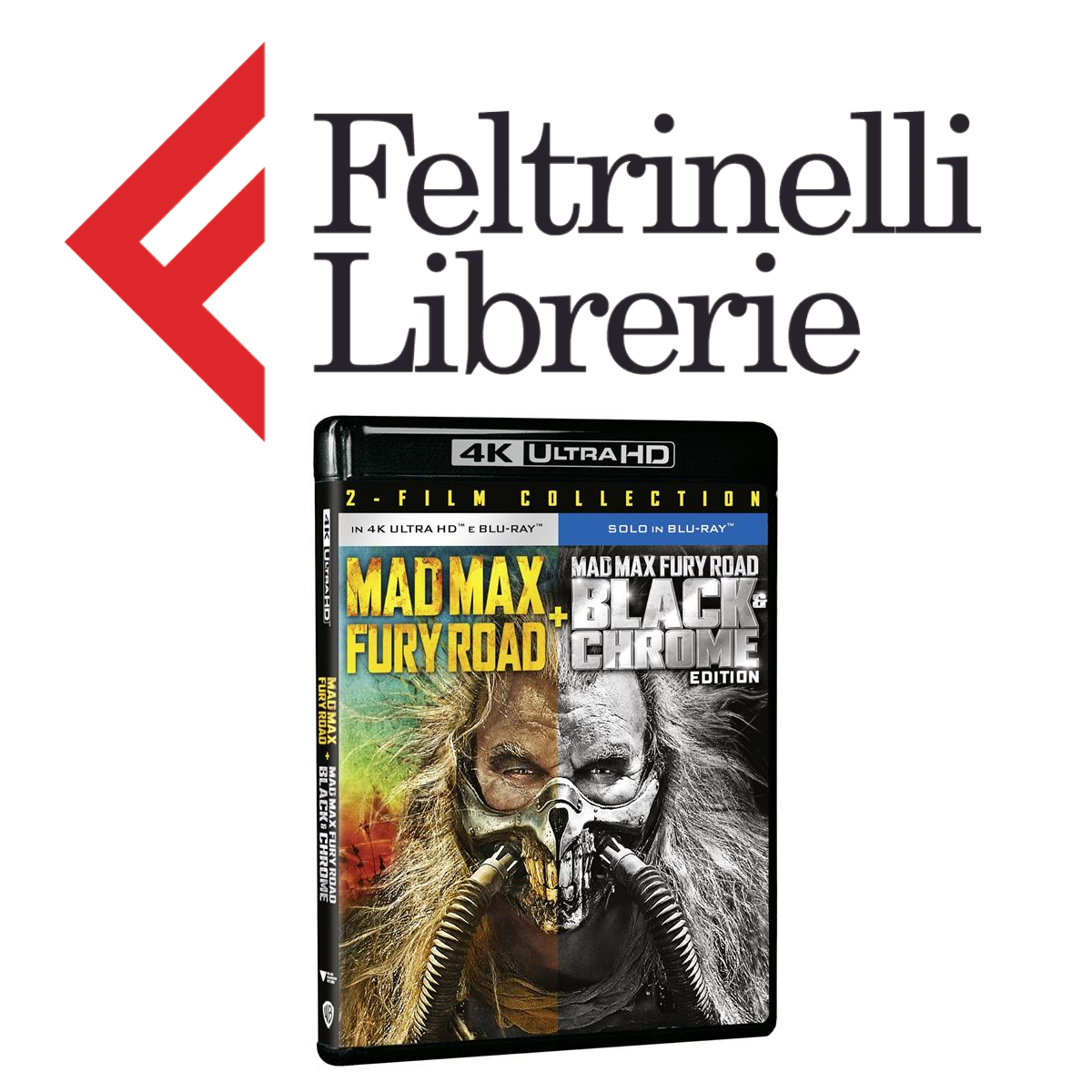 lo shop feltrinelli dove acquistare il blu-ray in 4k uhd di mad max fury road - nerdface