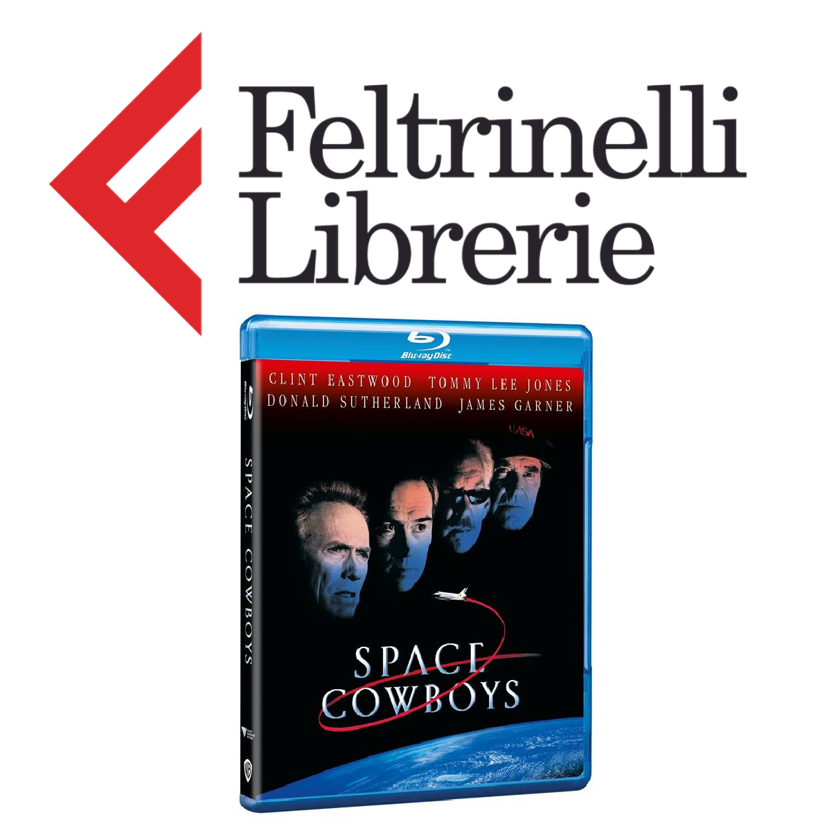 lo shop feltrinelli dove acquistare il blu-ray di space cowboys - nerdface