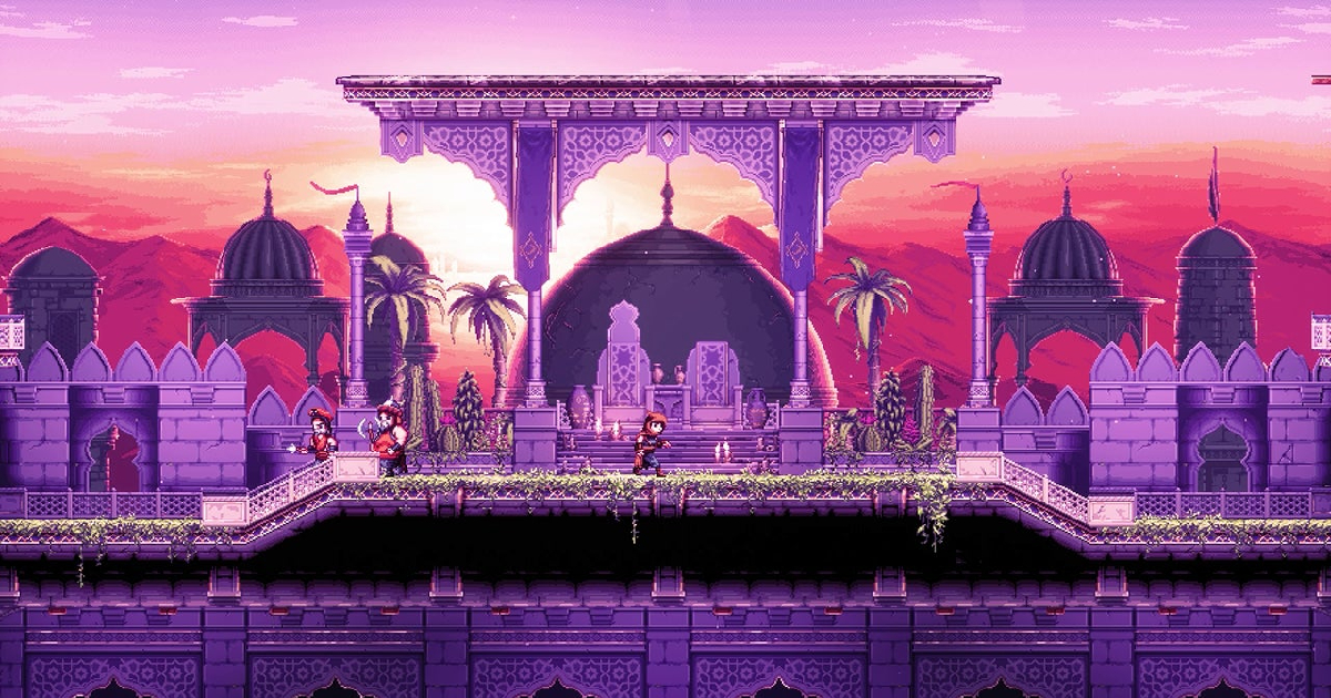 una scena di gioco di the siege and the sandfox - nerdface