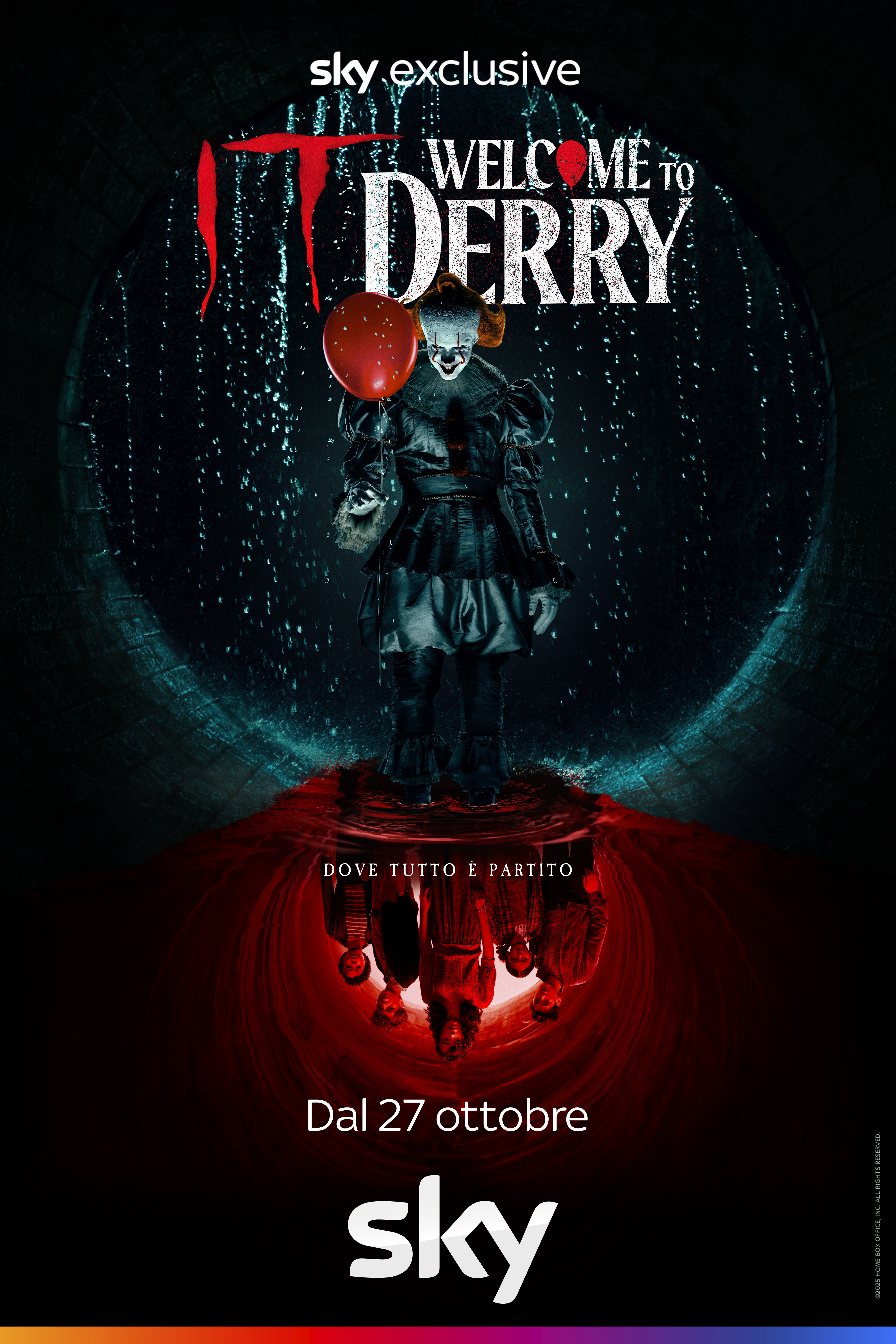 il poster ufficiale di IT: Welcome to Derry - Nerdface