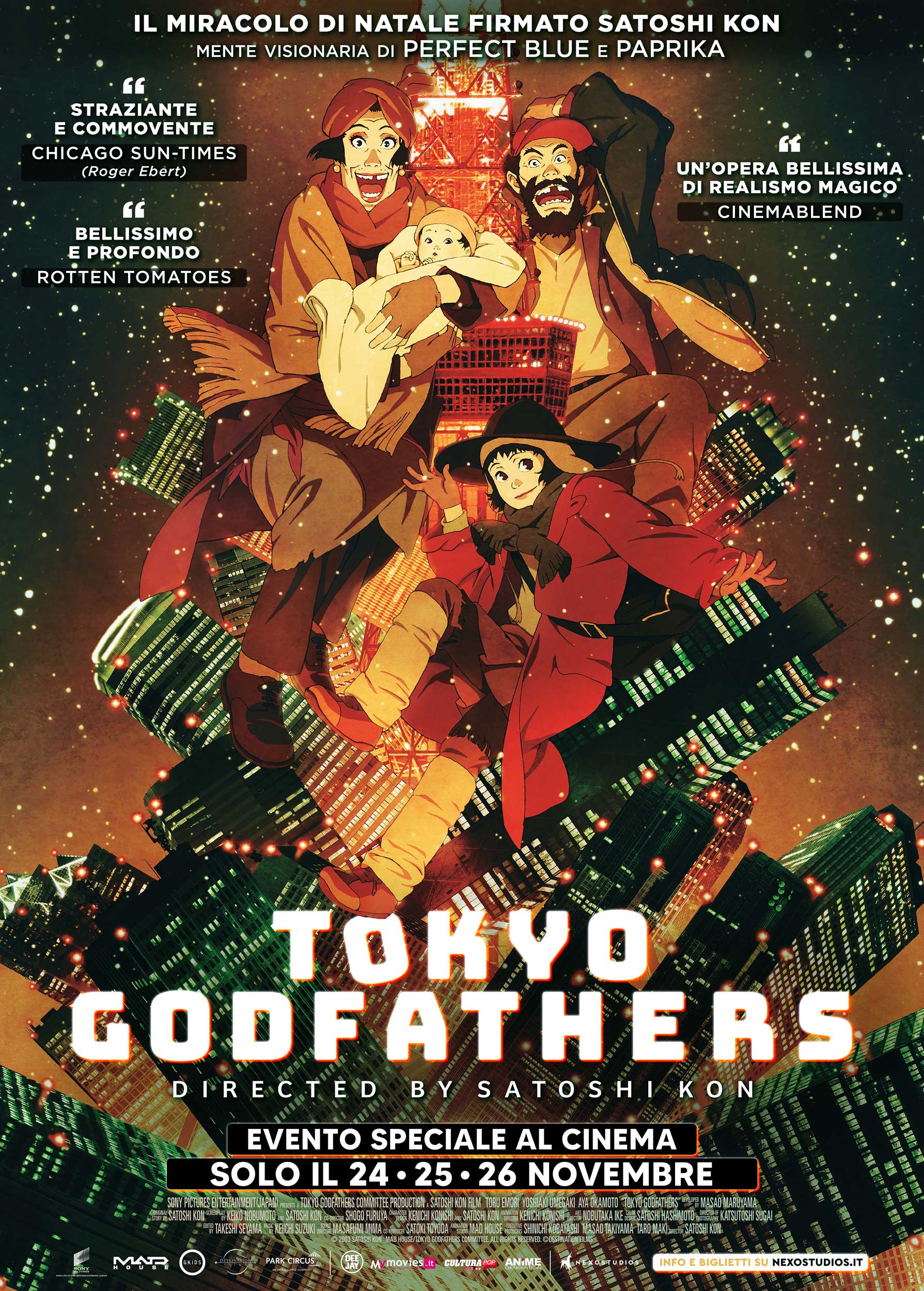 il poster ufficiale di Tokyo gofathers 