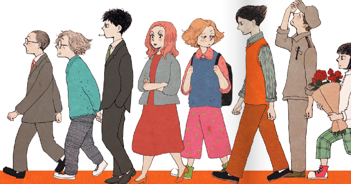 una serie di personaggi di come voi tra di voi - nerdface