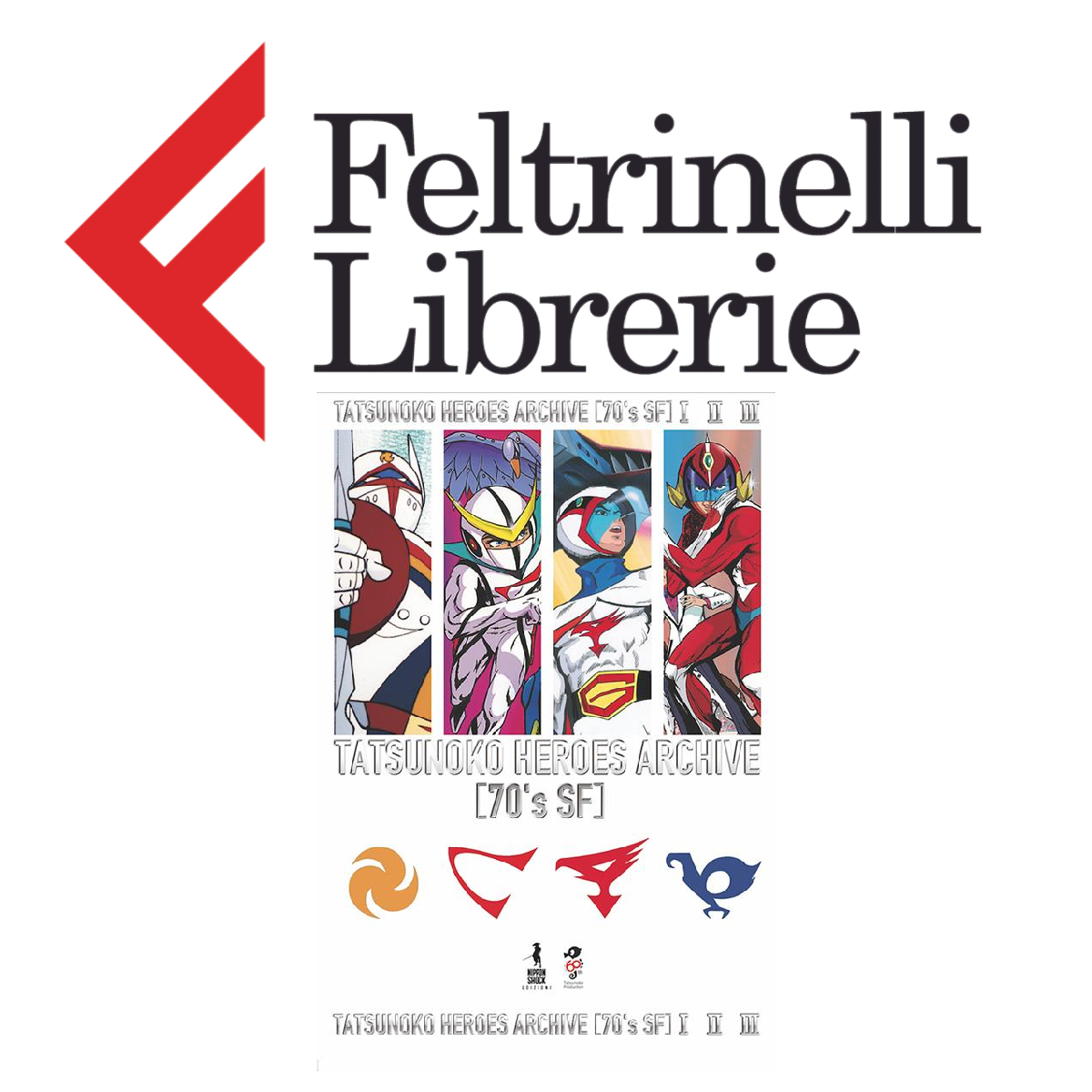 lo shop feltrinelli dove acquistare il libro dedicato a tatsunoko - nerdface
