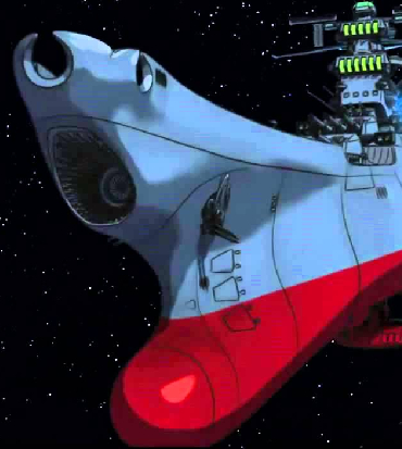 la corazzata yamato si libra nello spazio nell'anime star blazers - nerdface