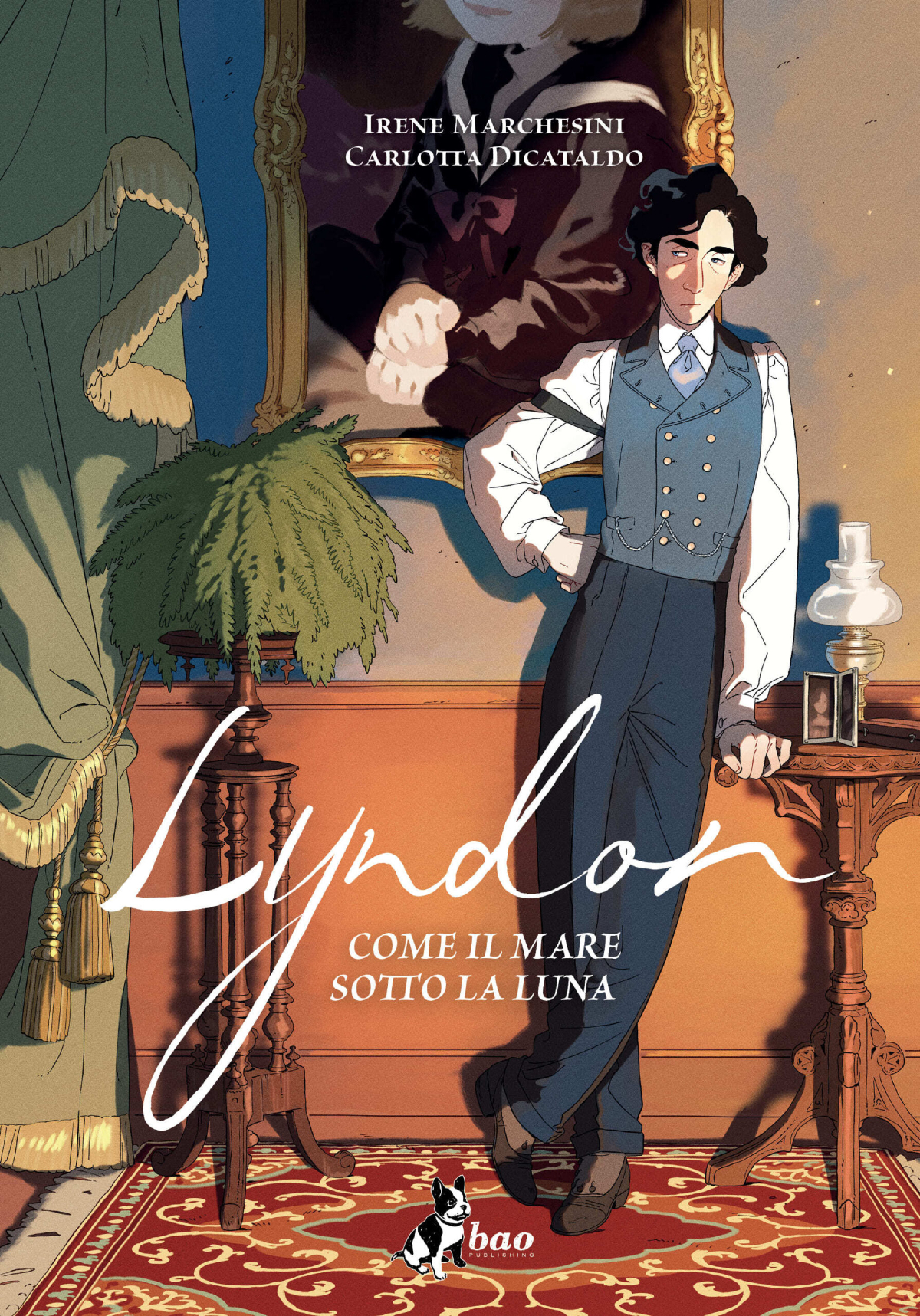 la copertina di lyndon come il mare sotto la luna - nerdface