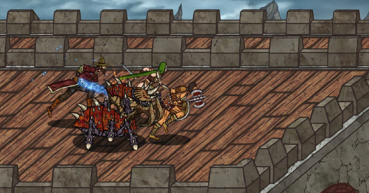 un momento di gioco di king's blade - nerdface