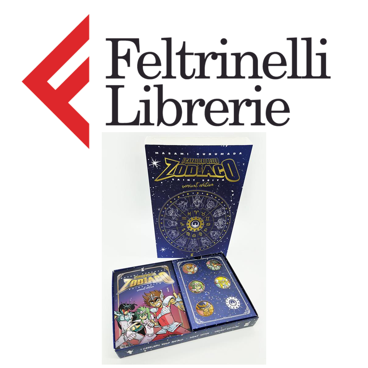 lo shop feltrinelli dove acquistare il manga variant di zerocalcare de i cavalieri dello zodiaco - nerdface