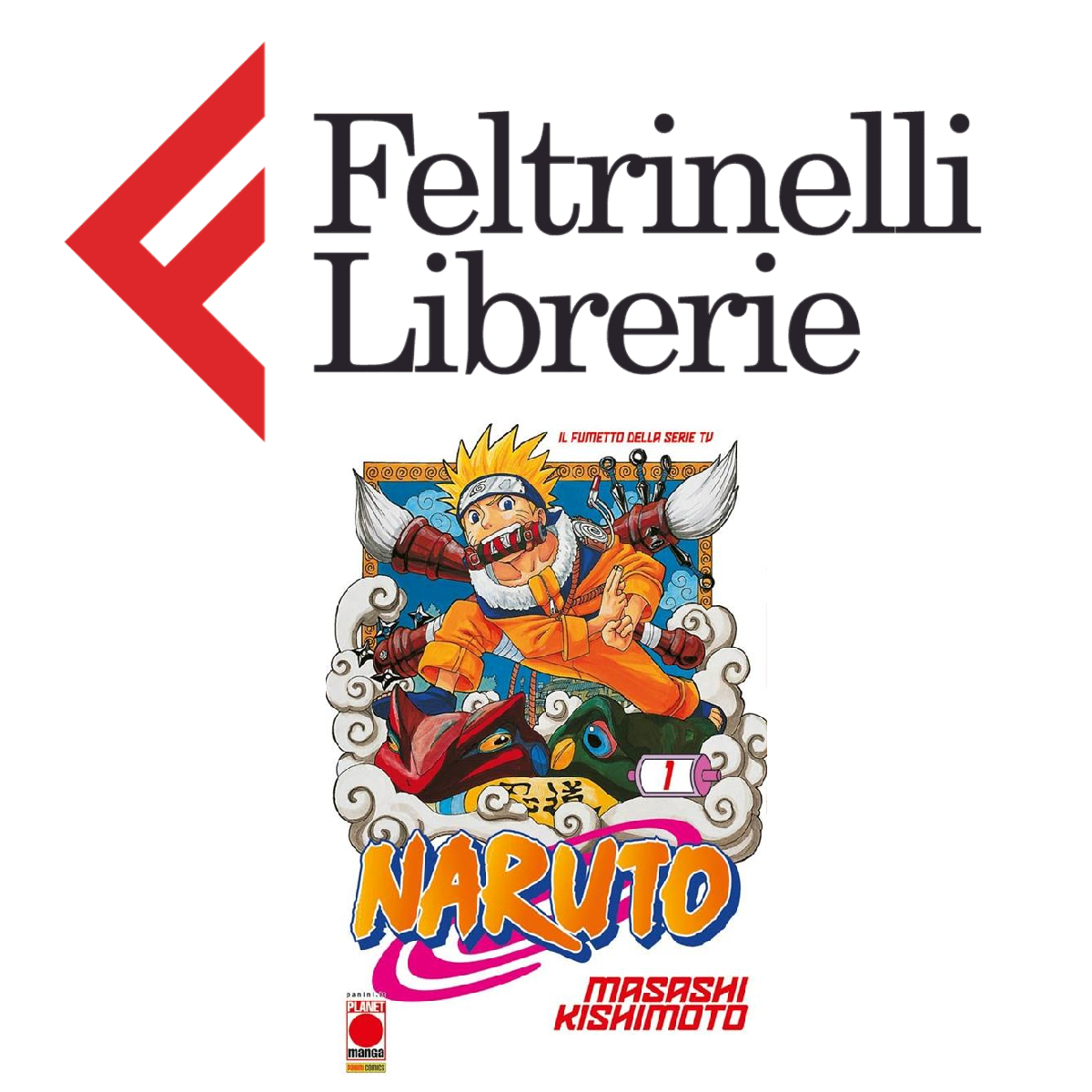 lo shop feltrinelli dove acquistare il volume 1 del manga naruto - nerdface