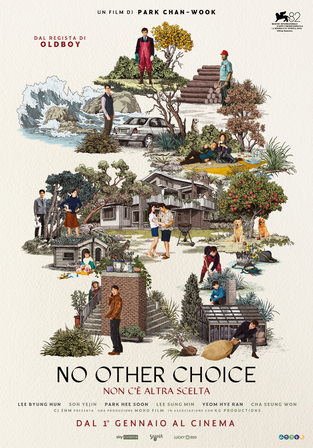 il poster ufficiale di no other choice - nerdface