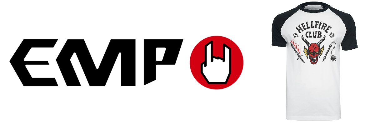 lo shop emp dove acquistare la t-shirt dell'hellfire club di stranger things - nerdface