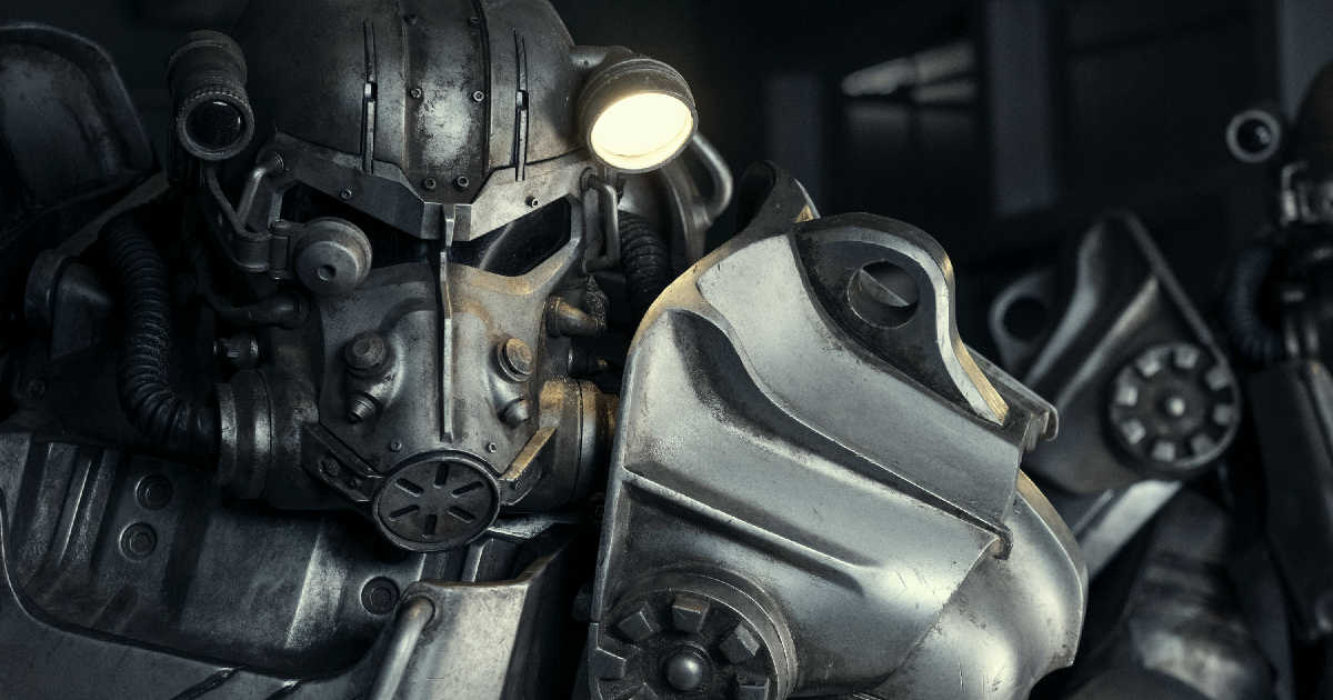 l'armatura atomica di fallout in una clip della serie - nerdface