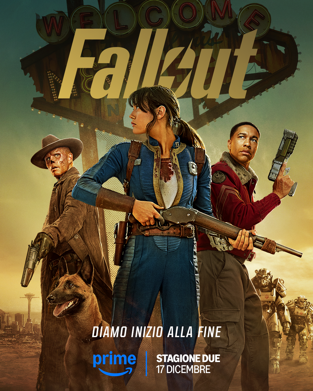 il poster ufficiale della seconda stagione di fallout - nerdface