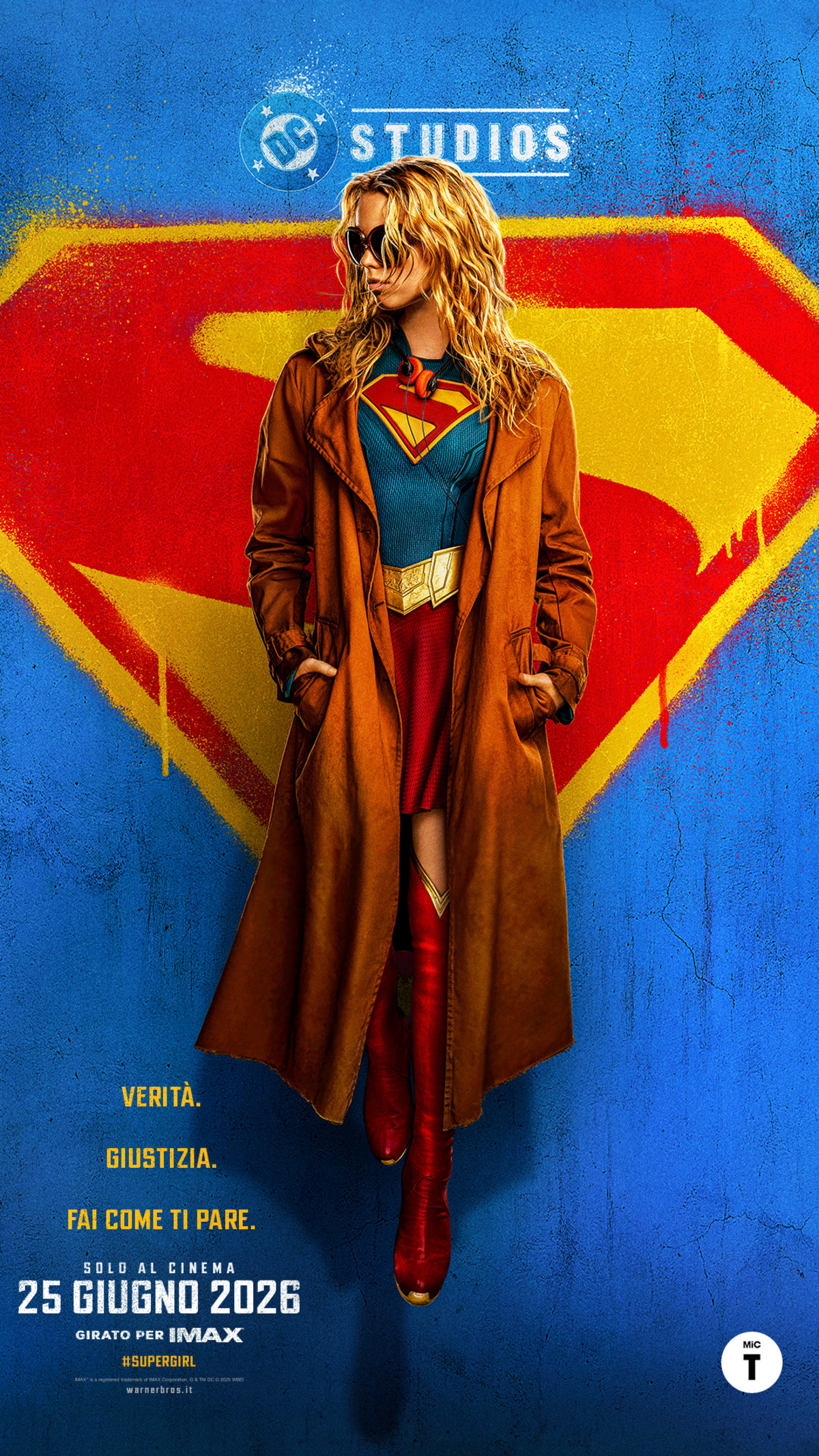 il poster di supergirl - nerdface