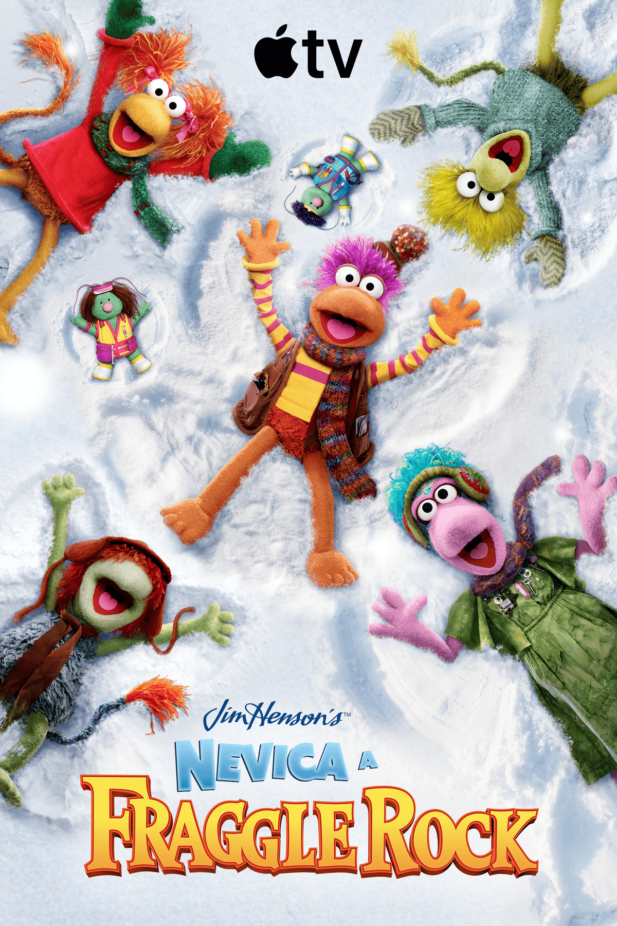 poster ufficiale di nevica a fraggle rock - nerdface