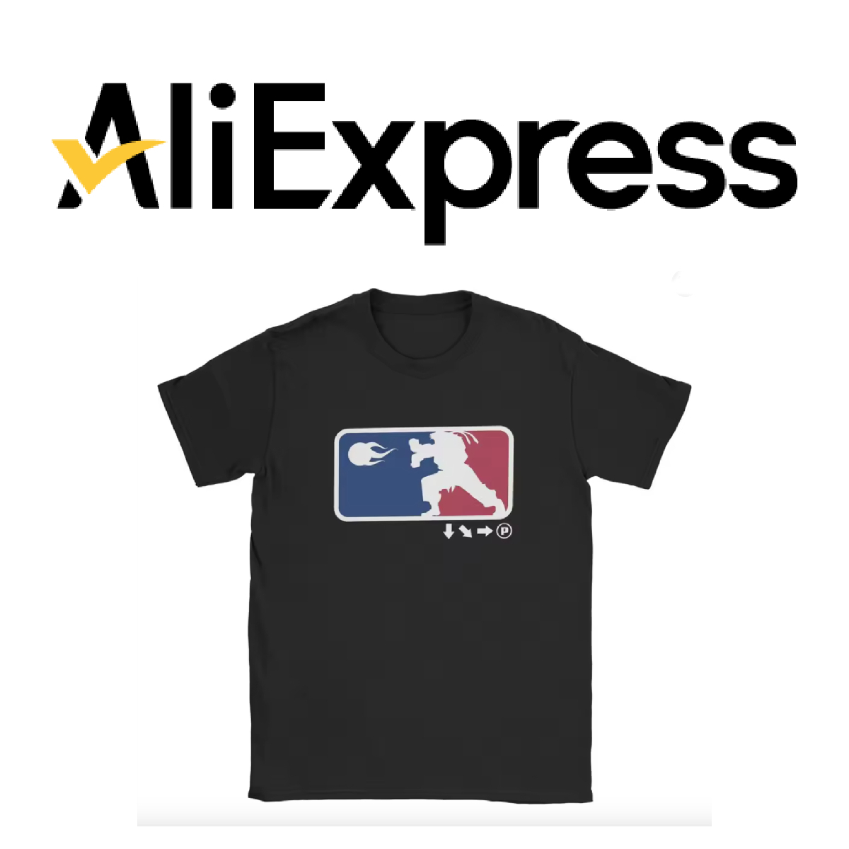 lo shop aliexpress dove acquistare la t-shirt di street fighter - nerdface