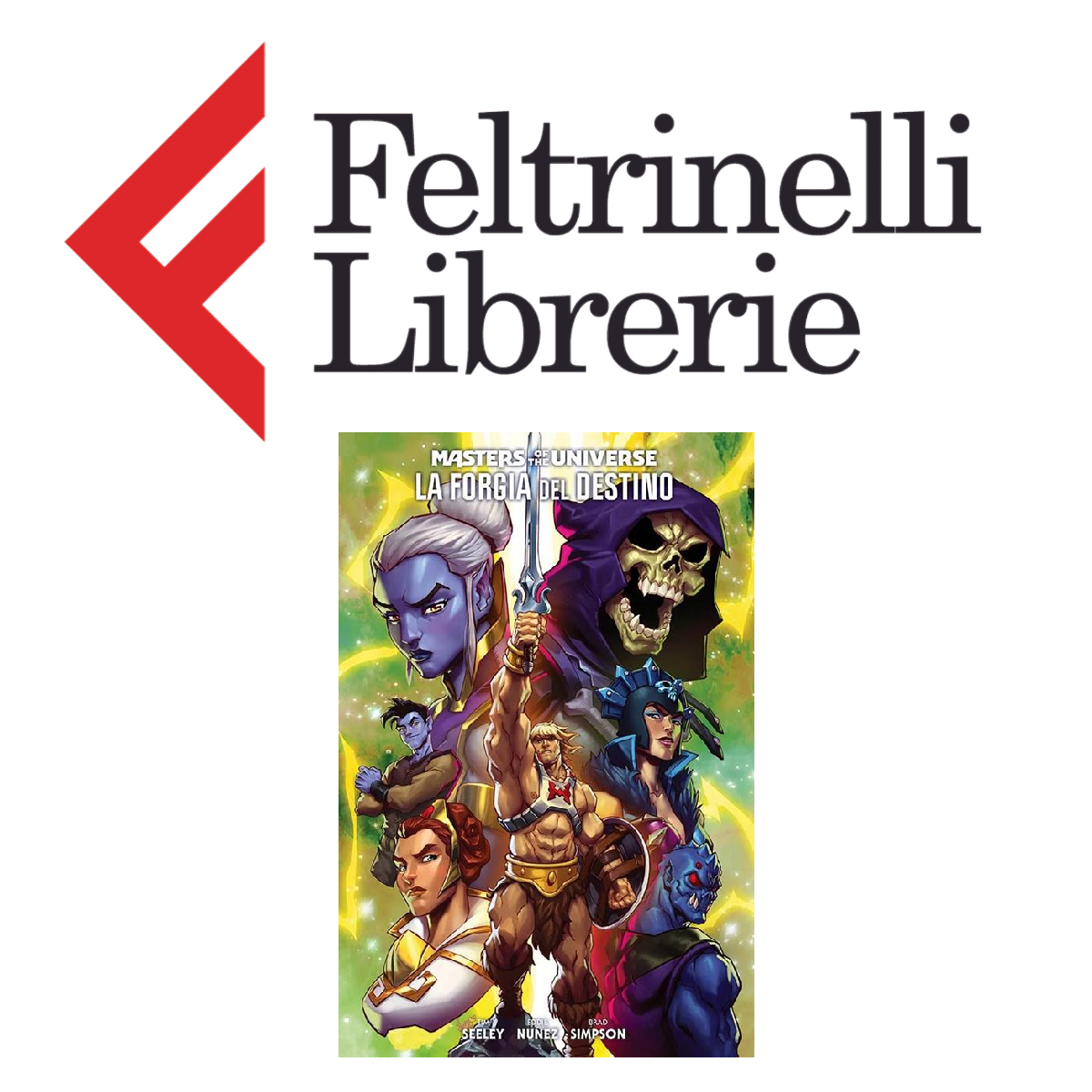 lo shop feltrinelli dove acquistare il fumetto dei masters of the universe - nerdface