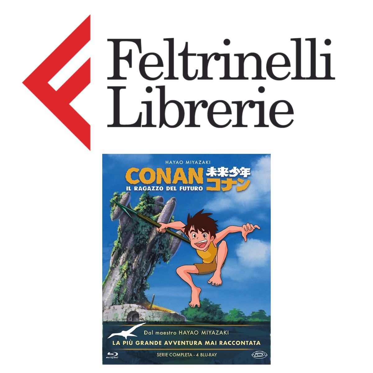 lo shop feltrinelli dove acquistare il blu-ray della serie completa di conan il ragazzo del futuro - nerdface