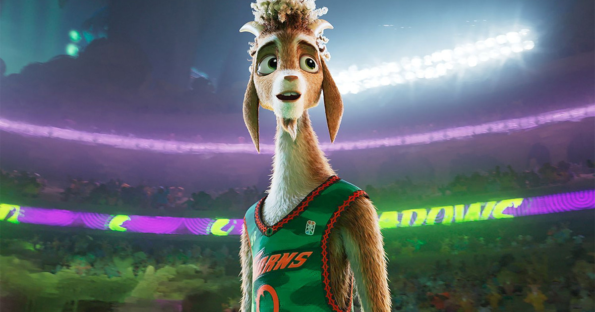 il protagonista di goat sogna in grande guarda il campo da gioco - nerdface