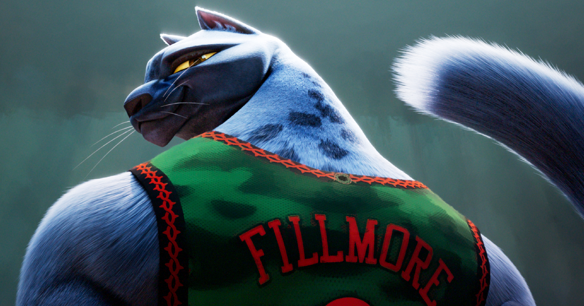 una pantera di goat sogna in grande si guarda le spalle - nerdface