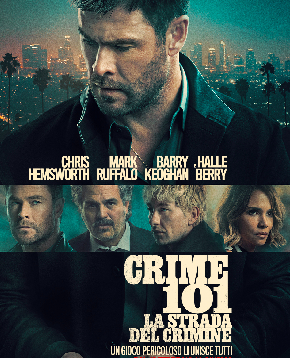 p-crime-101-film01 il poster ufficiale di crime 101 - nerdface