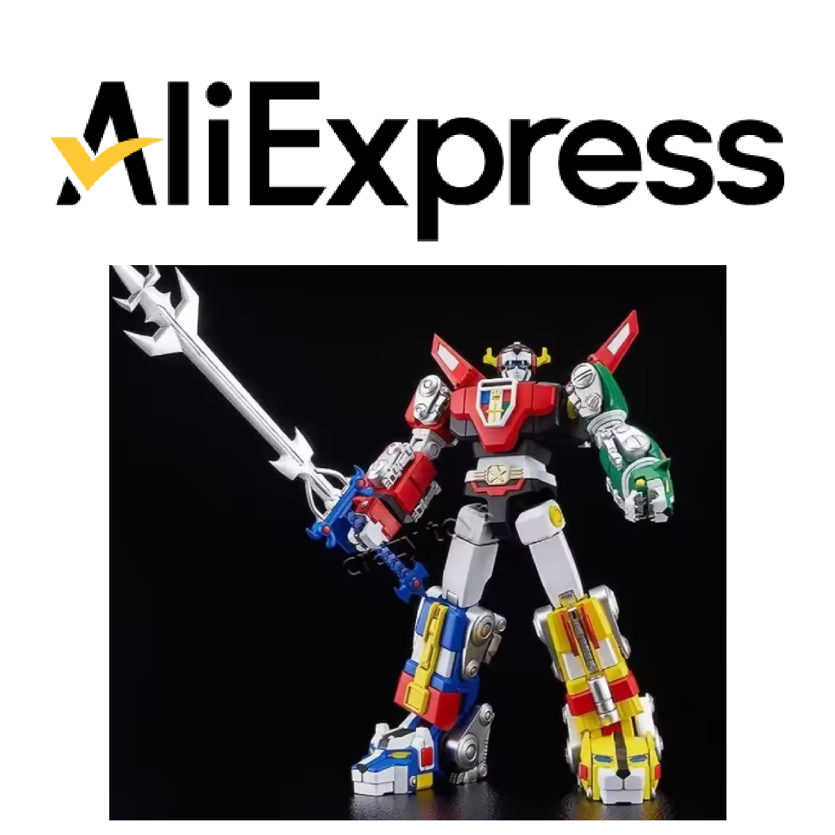 lo shop aliexpress dove acquistare il modello di voltron - nerdface