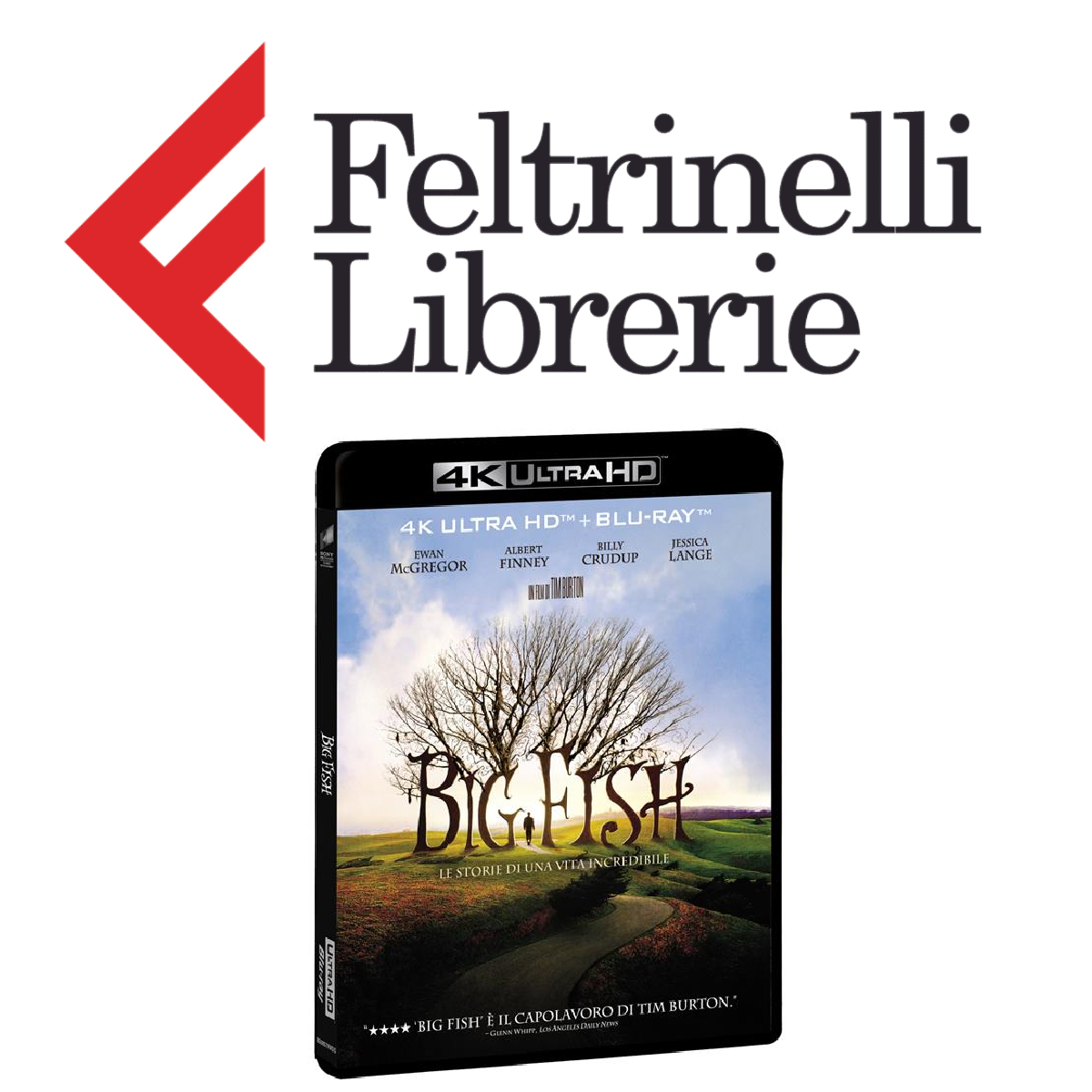 lo shop feltrinelli dove acquistare il blu-ray di big fish - nerdface