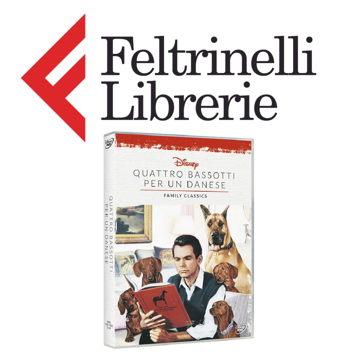 lo shop feltrinelli dove acquistare il dvd di quattro bassotti per un danese - nerdface