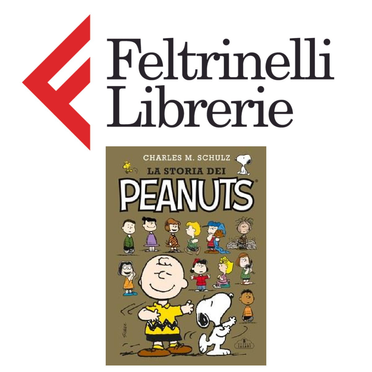 lo shop feltrinelli dove acquistare il libro la storia dei peanuts - nerdface